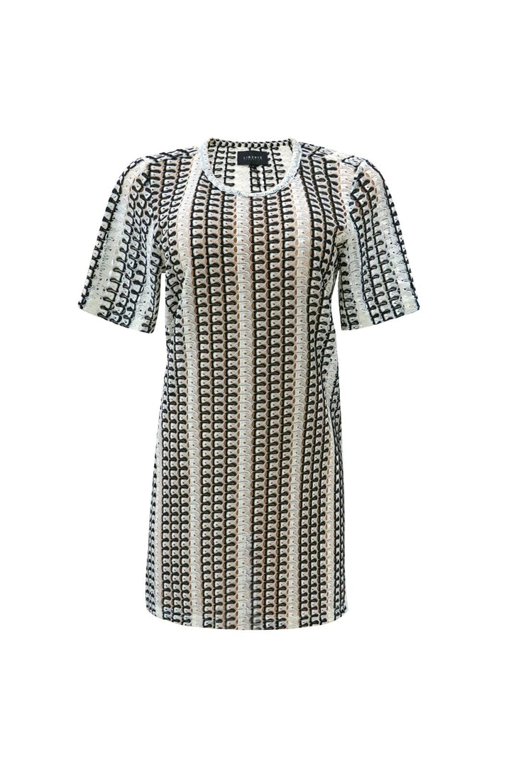 Liberte - Croc Long Tshirt 22388 - Black Creme Stripe
