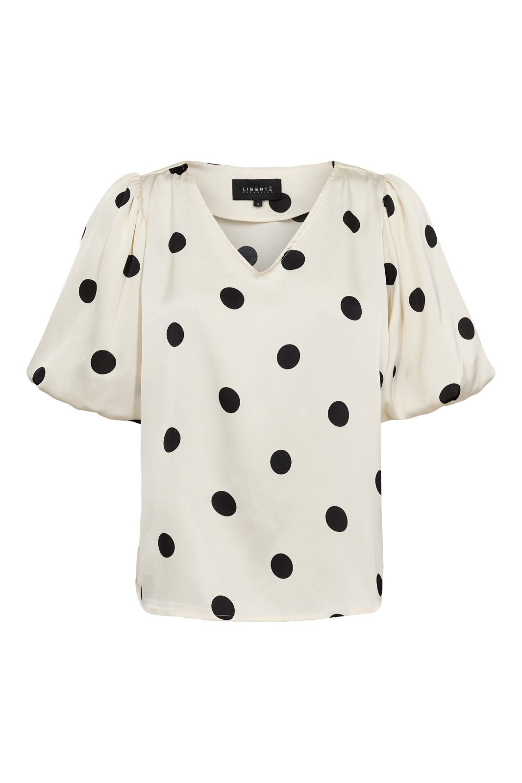Liberte - Dotti Blouse 22390 - Creme Black Dot