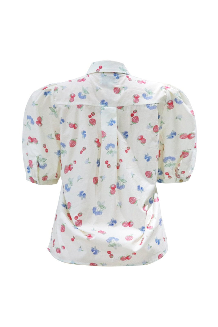 Liberte - Flora Ss Blouse 22181 - Offwhite Berries