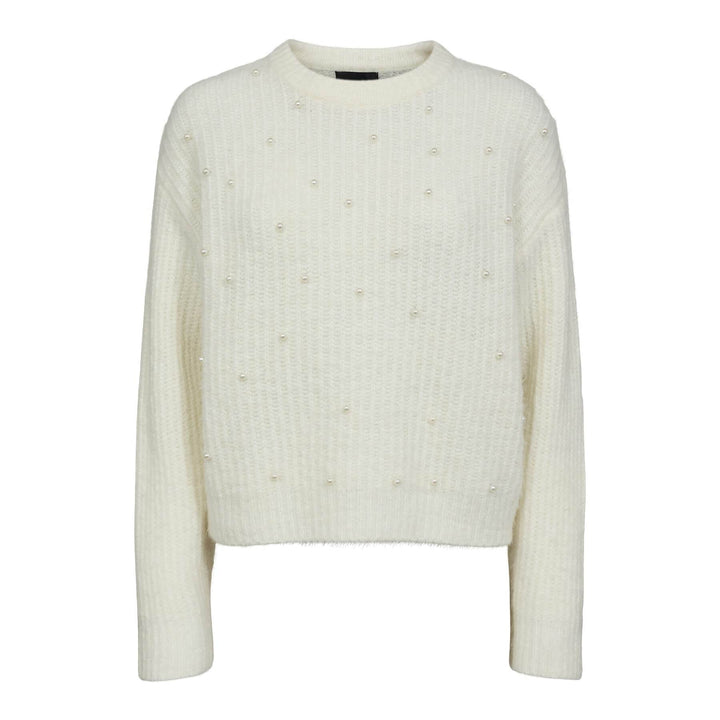 Liberte - Fro-Pearl-Pullover 22151 - Creme Pearl Strikbluser 