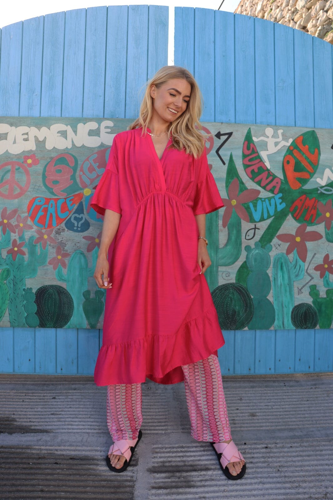 Liberte - Karo Dress 22378 - Pink