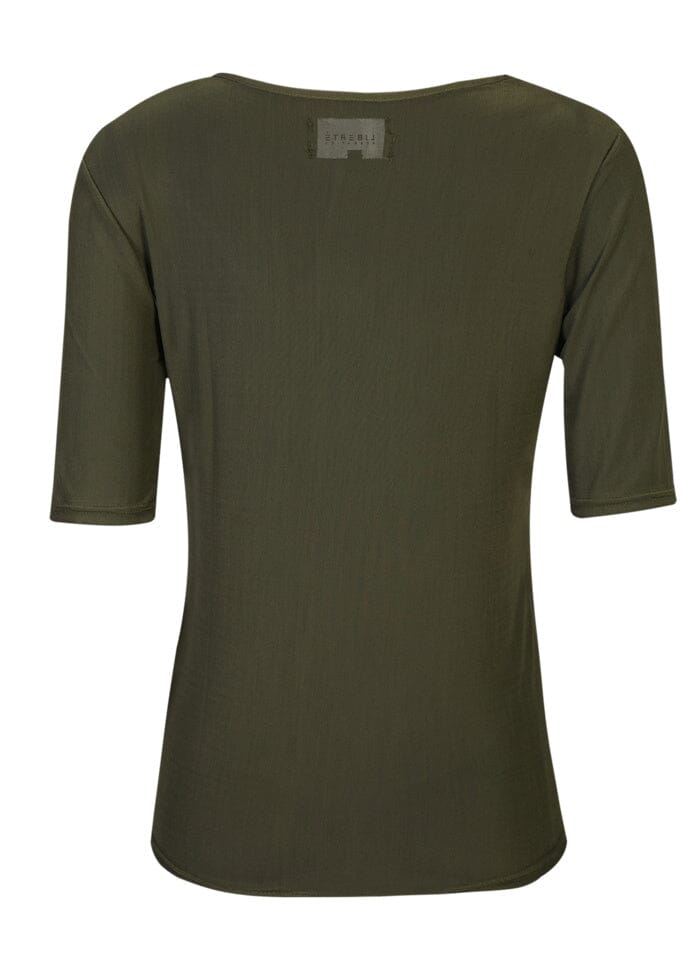 Liberte - Mesh Ss Tshirt 22064 - Army T-shirts 