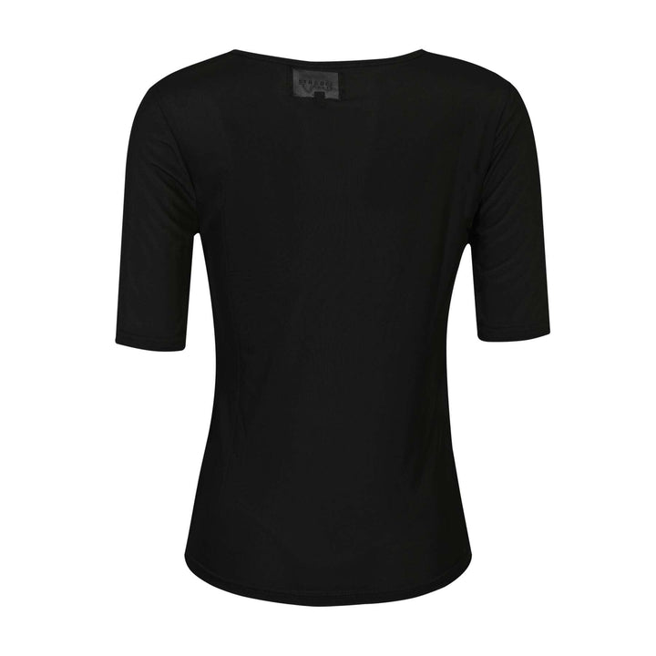 Liberte - Mesh Ss Tshirt 22064 - Black T-shirts 