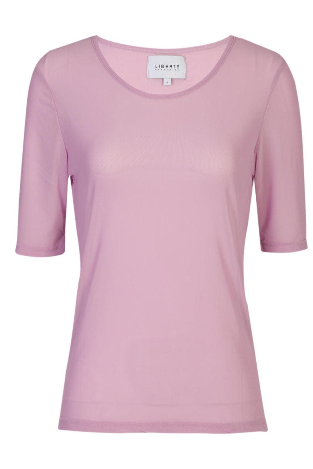 Liberte - Mesh Ss Tshirt 22064 - Lavender T-shirts 