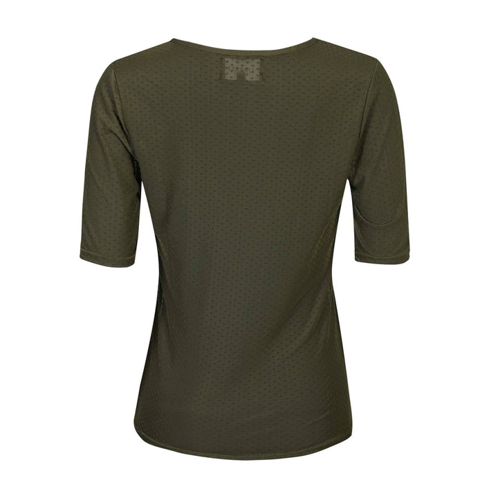 Liberte - Mesh Ss Tshirt, Dot 22011 - Army T-shirts 