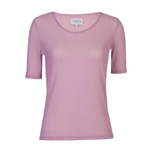 Liberte - Mesh Ss Tshirt, Dot 22011 - Lavender T-shirts 
