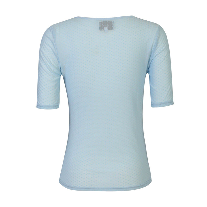 Liberte - Mesh Ss Tshirt, Dot 22011 - Light Blue T-shirts 