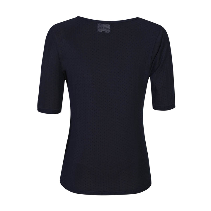 Liberte - Mesh Ss Tshirt, Dot 22011 - Navy T-shirts 