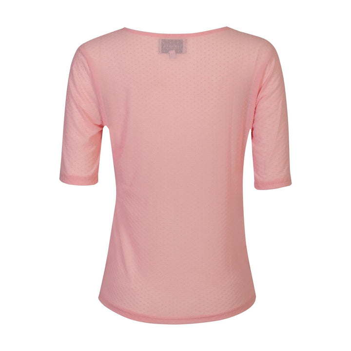 Liberte - Mesh Ss Tshirt, Dot 22011 - Rose T-shirts 