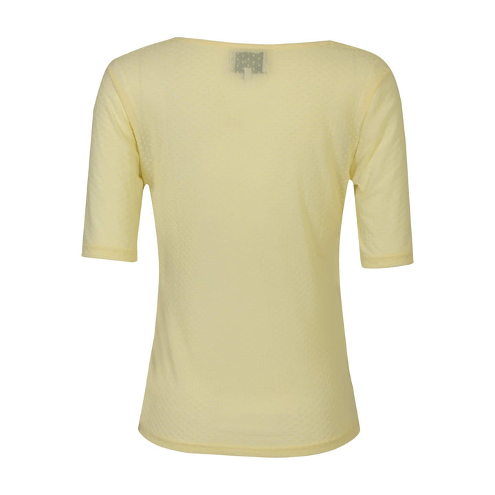 Liberte - Mesh Ss Tshirt, Dot 22011 - Yellow T-shirts 