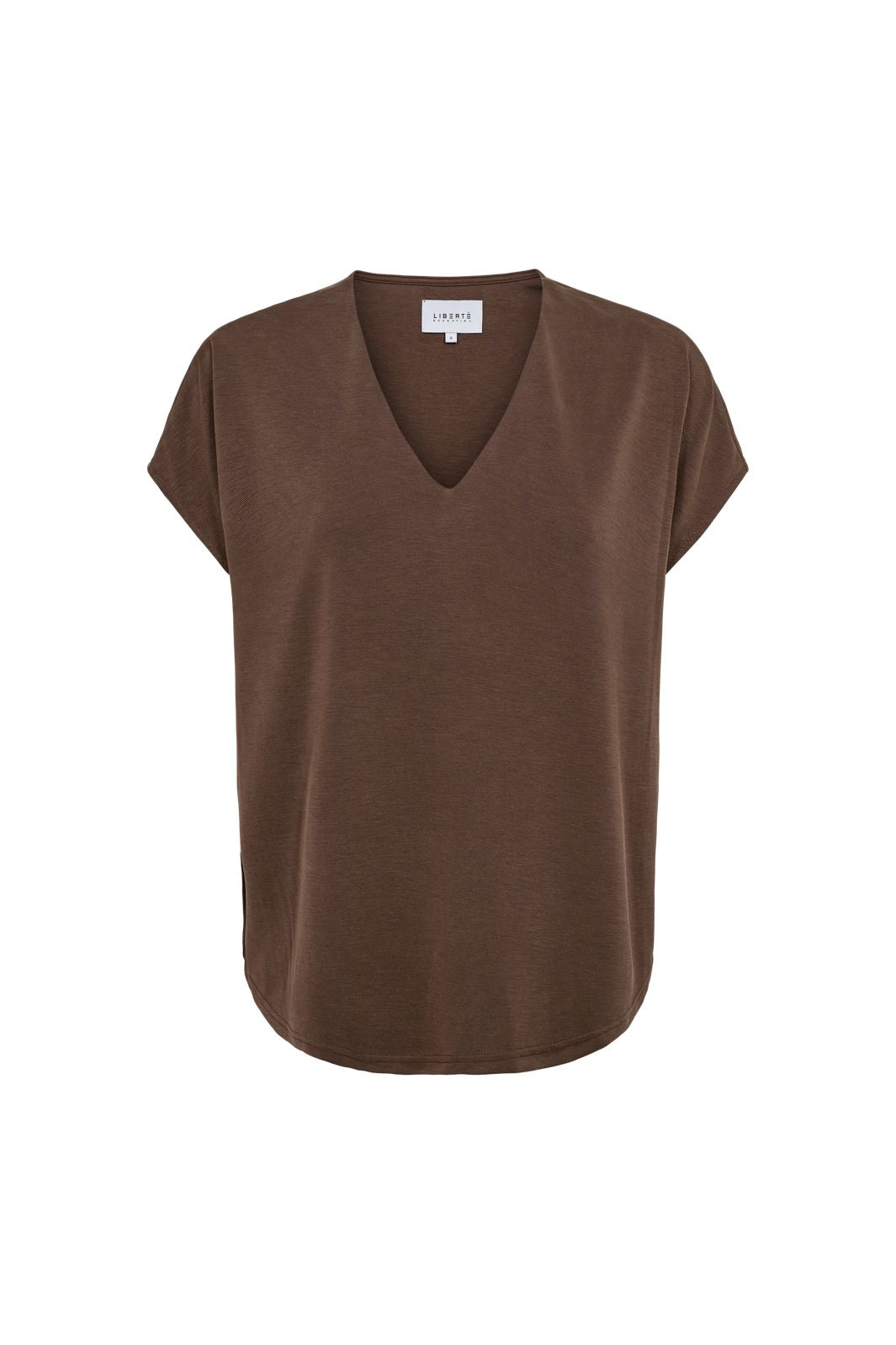 Liberte - Nuni Vneck Tshirt 22409 - Brown