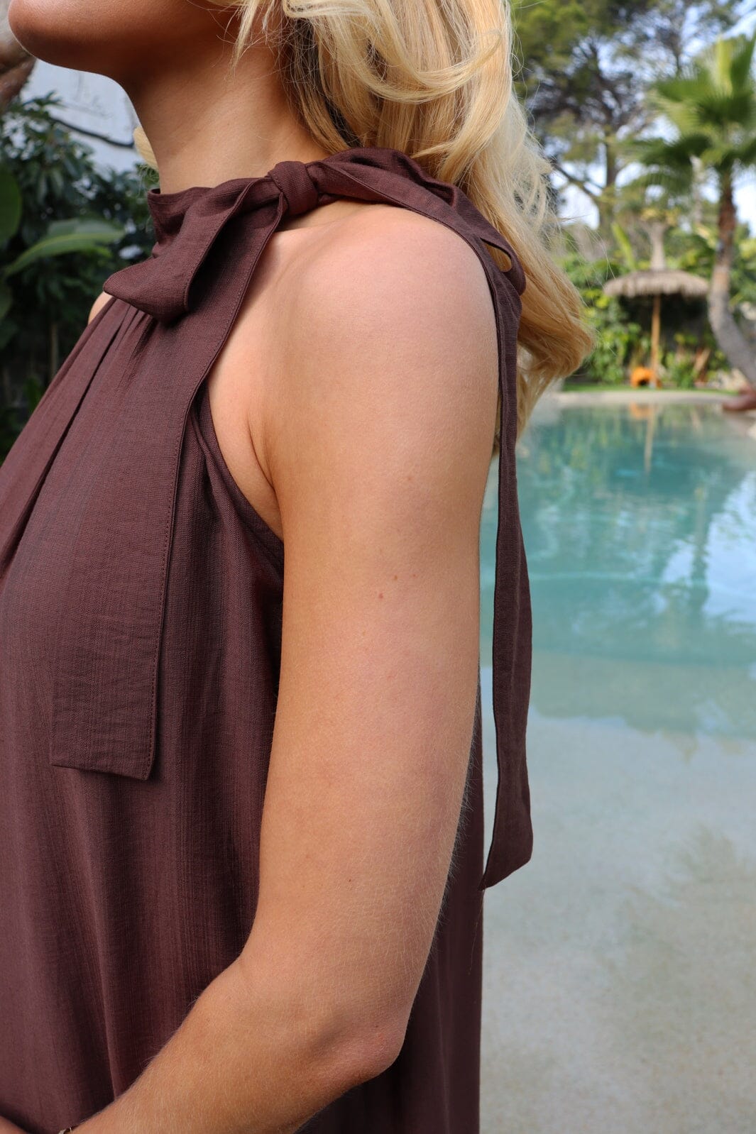 Liberte - Otelia Dress 21653 - Dark Brown