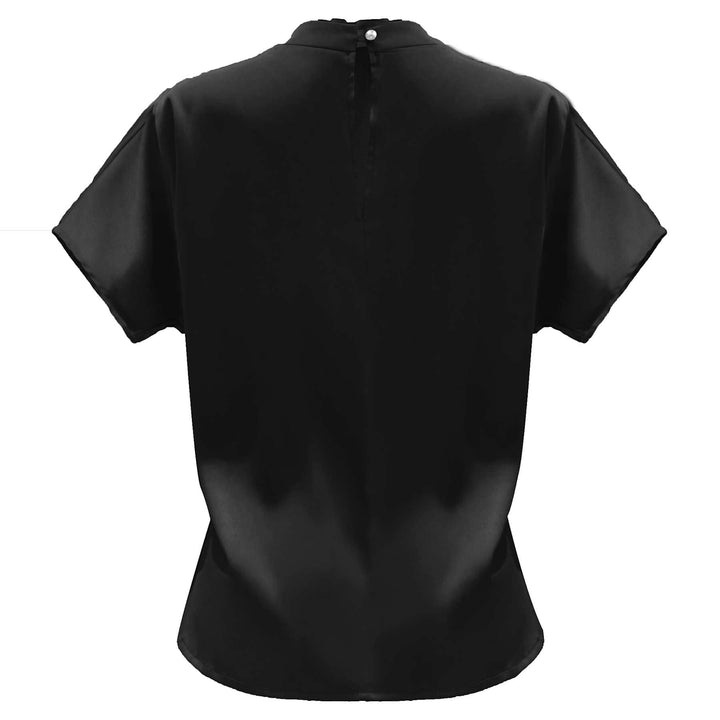 Liberte - Pip Ss Pearl Blouse 22379 - Black Bluser 