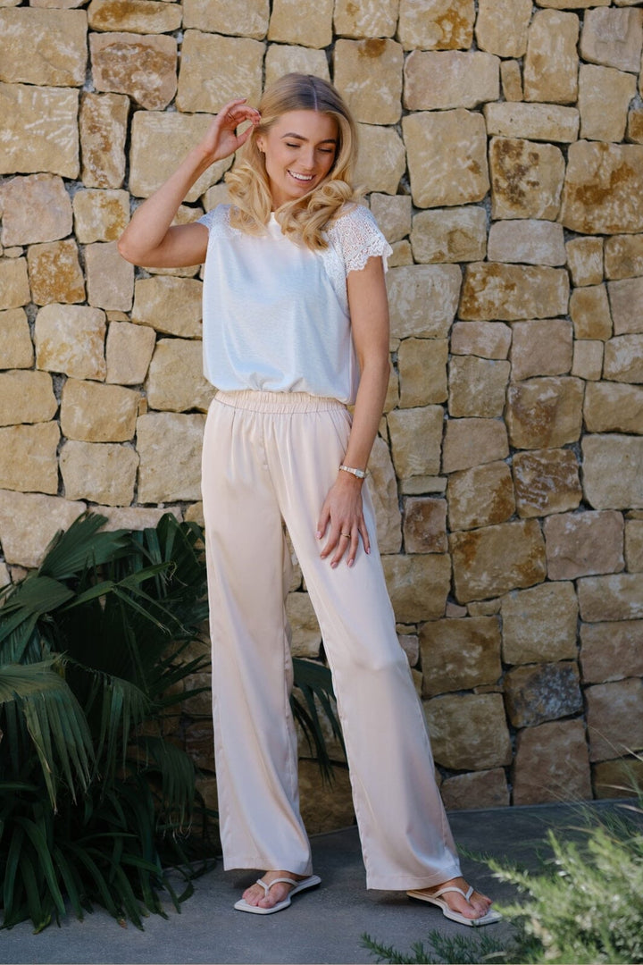 Liberte - Tiki Wide Pants 22454 - Champagne
