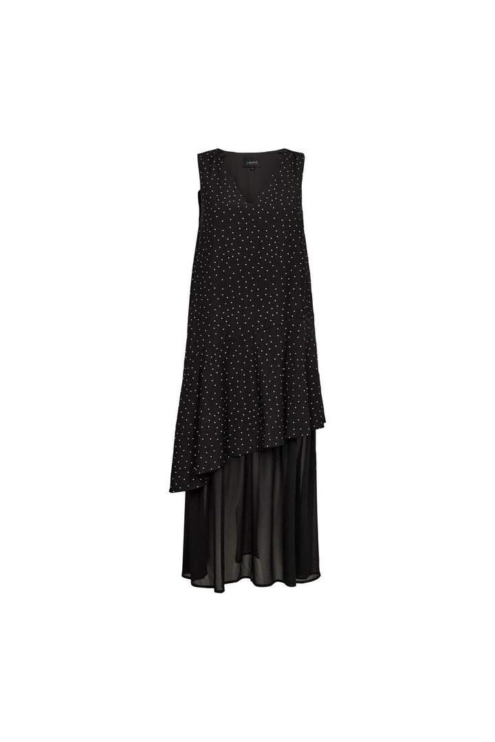 Liberte - Tit Ns Dress 22415 - Black Small Dot