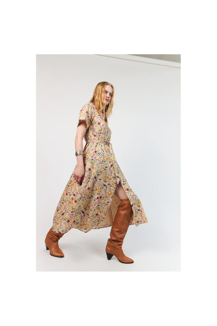 Lollys Laundry - Blakell Midi Dress Ss 26241-3007 - 74 - Flower Print