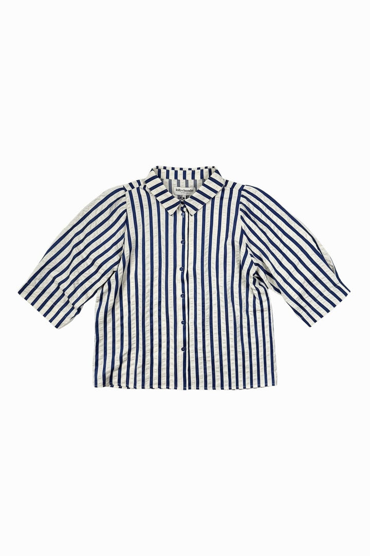 Lollys Laundry - Bonoll Shirt Ss 26270-1028 - 20 - Blue