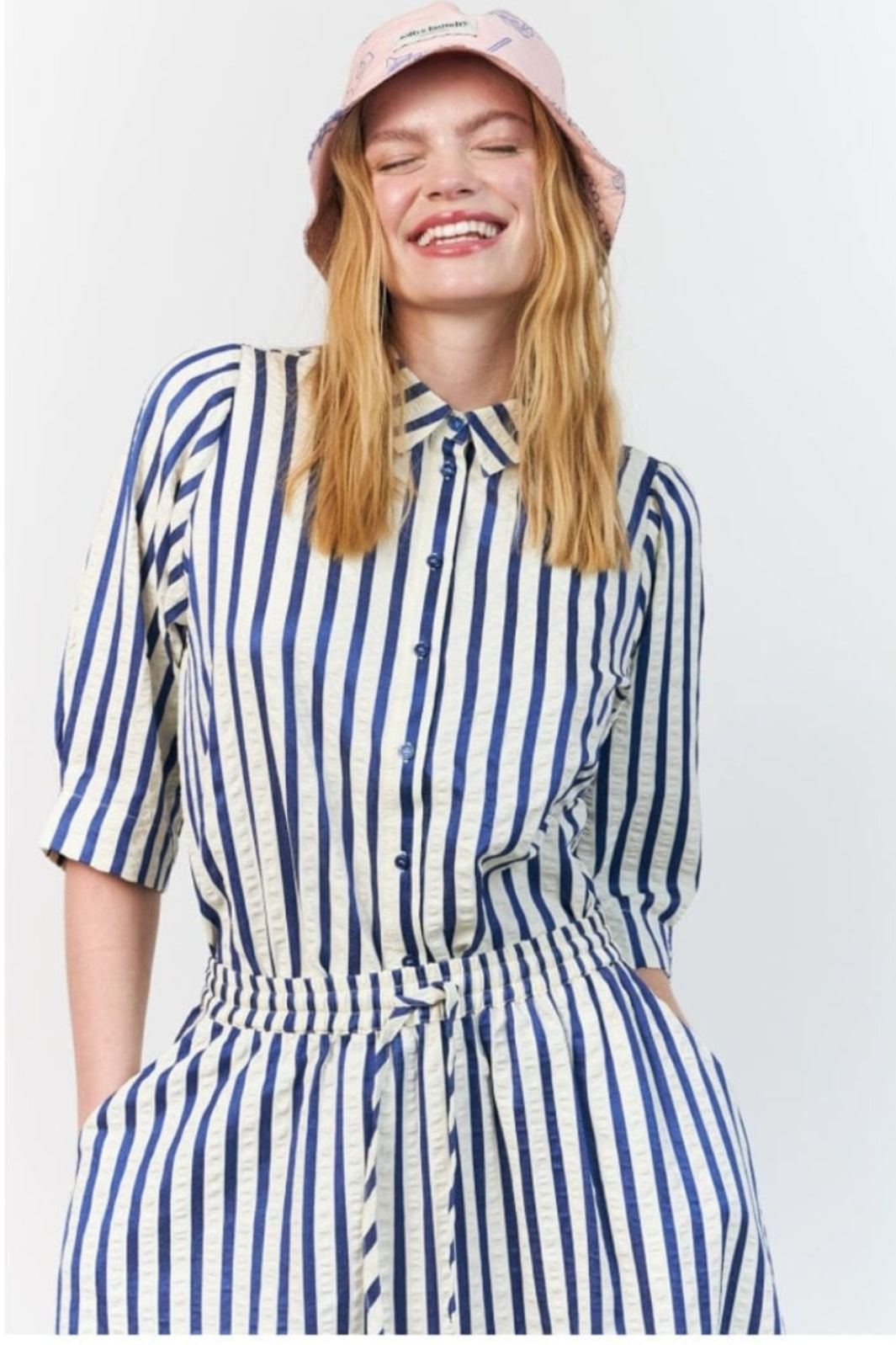 Lollys Laundry - Bonoll Shirt Ss 26270-1028 - 20 - Blue