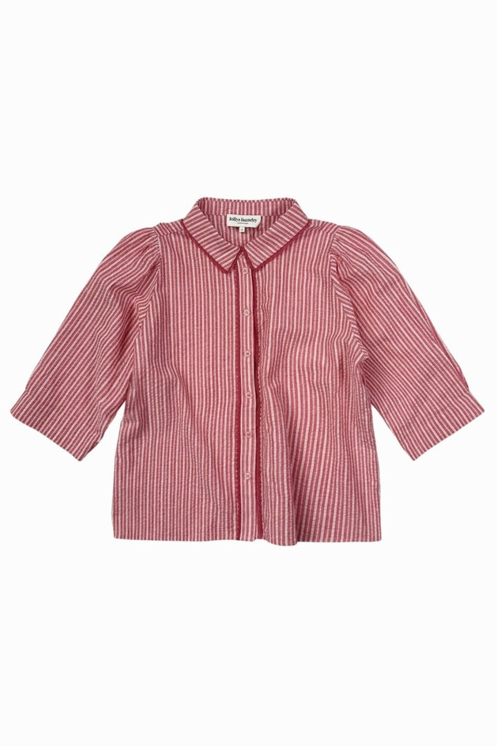 Lollys Laundry - Bonoll Shirt Ss 26271-1029 - 30 - Red