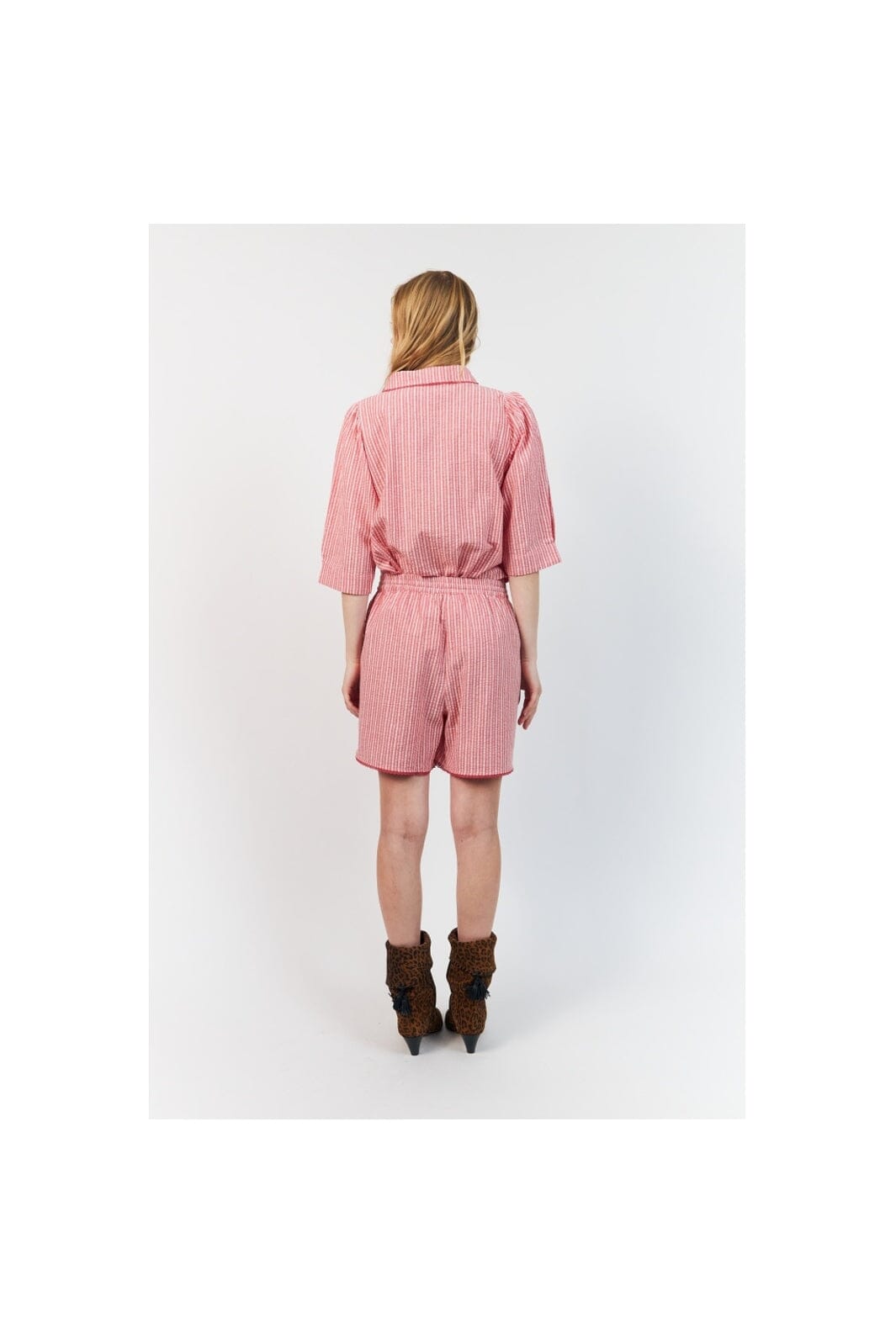 Lollys Laundry - Bonoll Shirt Ss 26271-1029 - 30 - Red
