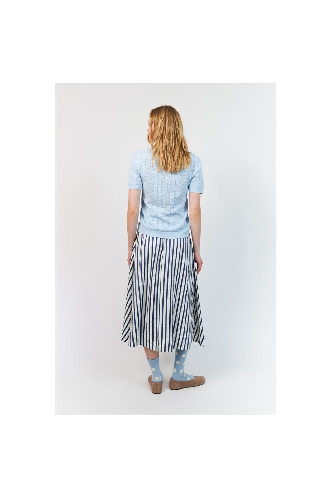 Lollys Laundry - Bristolll Midi Skirt 26270-2018 - 20 - Blue