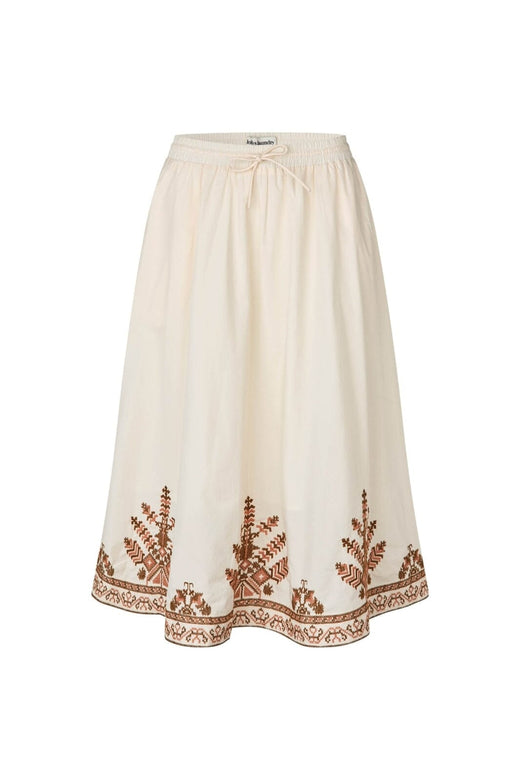 Lollys Laundry - Bristolll Midi Skirt 26462-2041 - 02 - Creme