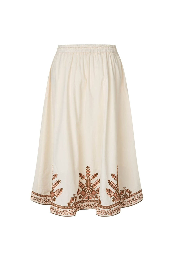 Lollys Laundry - Bristolll Midi Skirt 26462-2041 - 02 - Creme