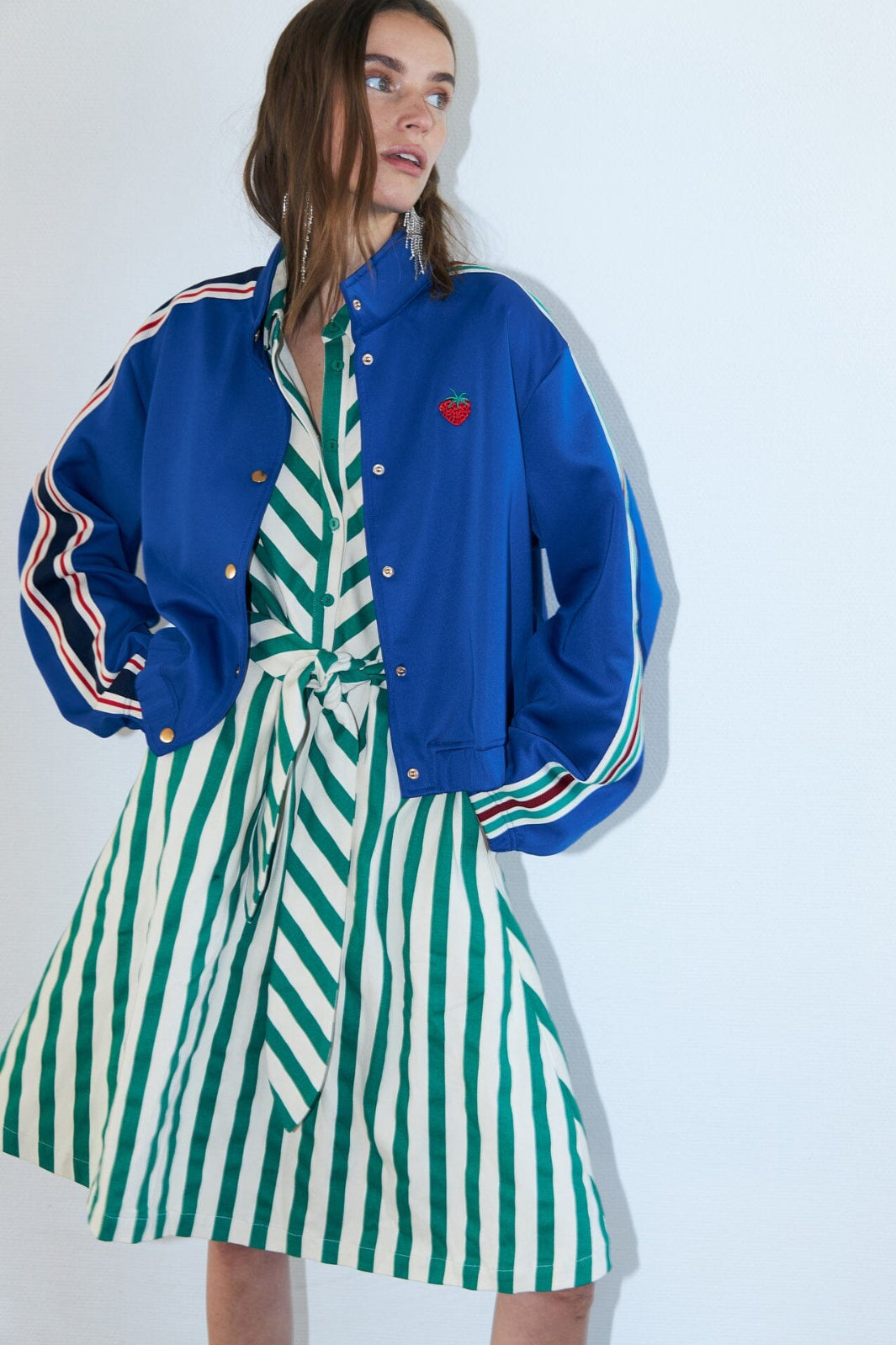 Lollys Laundry - Brooklynnll Short Jacket Ls 26159-6010 - 20 - 20 Blue Jakker 