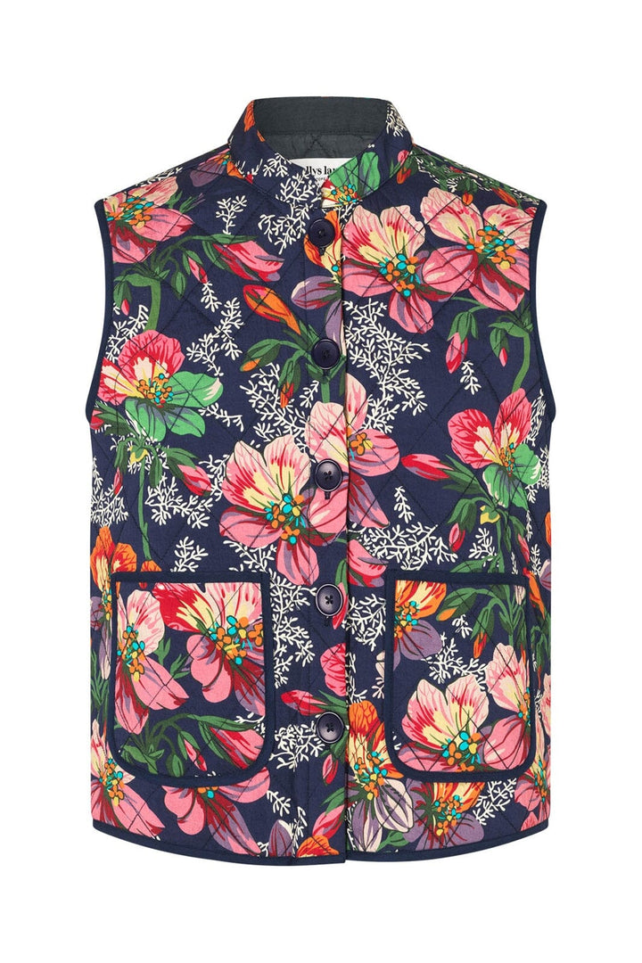 Lollys Laundry - Cairoll Vest 26465-1065 - 74 - Flower Print