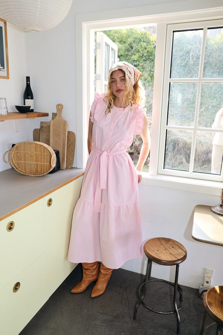 Lollys Laundry - Harrietll Maxi Dress Sl26212-3001 - 84 Light Pink Kjoler 