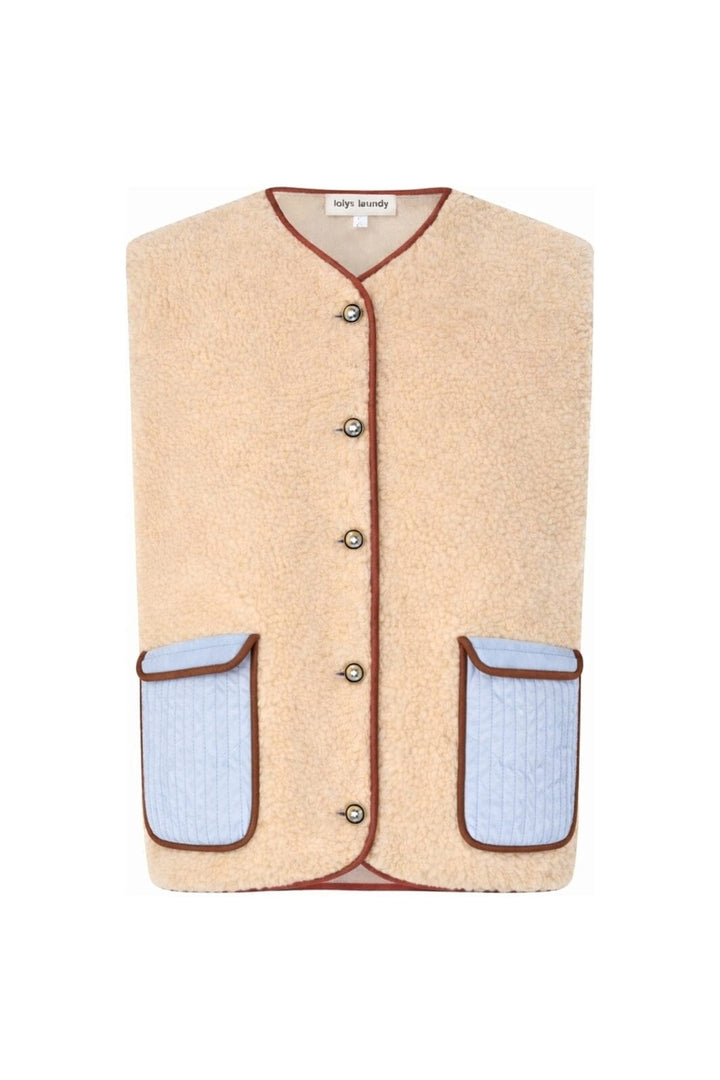 Lollys Laundry - Jacell Vest Sl 26427-1081 - 22 - 22 Light Blue