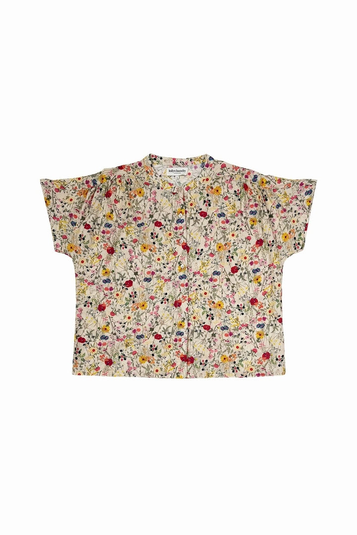 Lollys Laundry - Myall Shirt Ss 26241-1009 - 74 - Flower Print