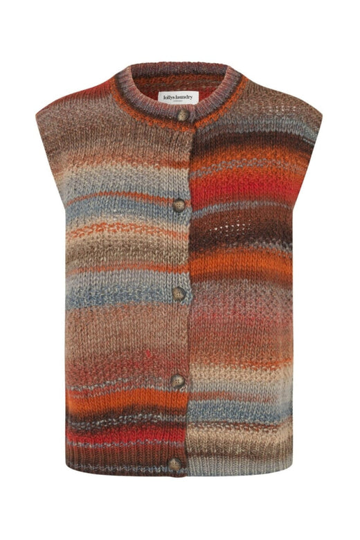 Lollys Laundry - Nynnell Knit Vest Sl 26466-5009 - 54 - Rust