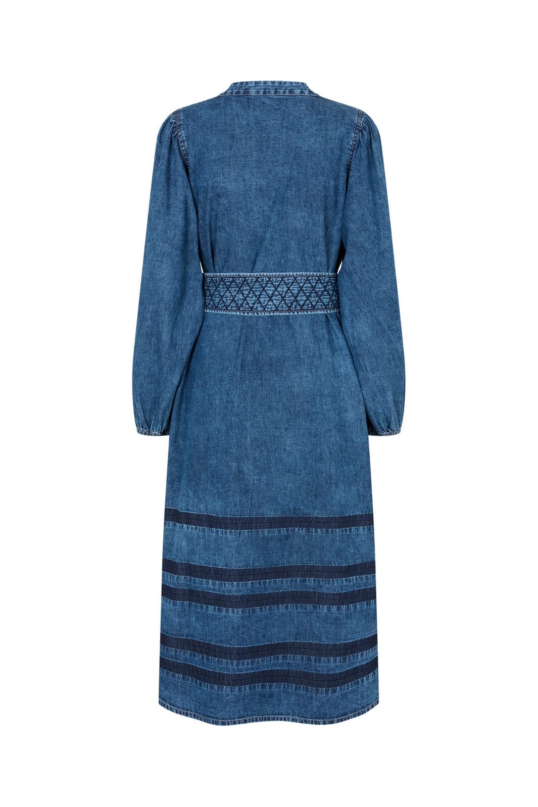 Lollys Laundry - Parisll Midi Dress Ls 26421-3002 - 20 - Blue