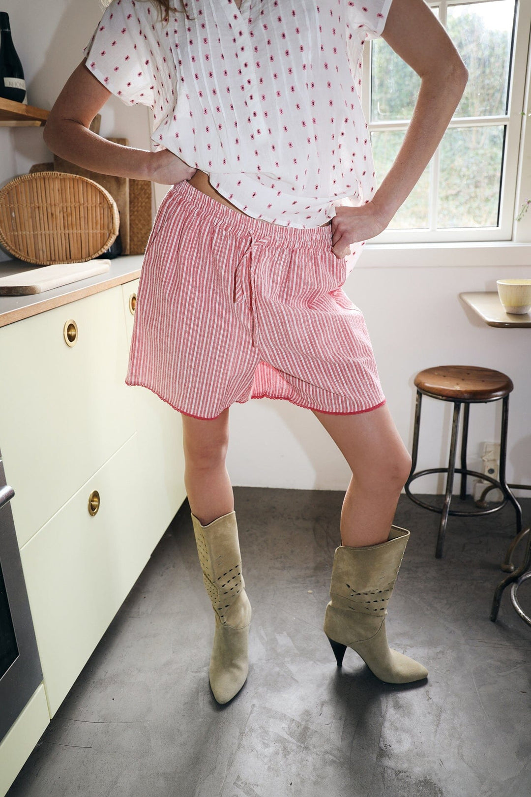 Lollys Laundry - Ritall Shorts 26271-2019 - 30 - Red Shorts 
