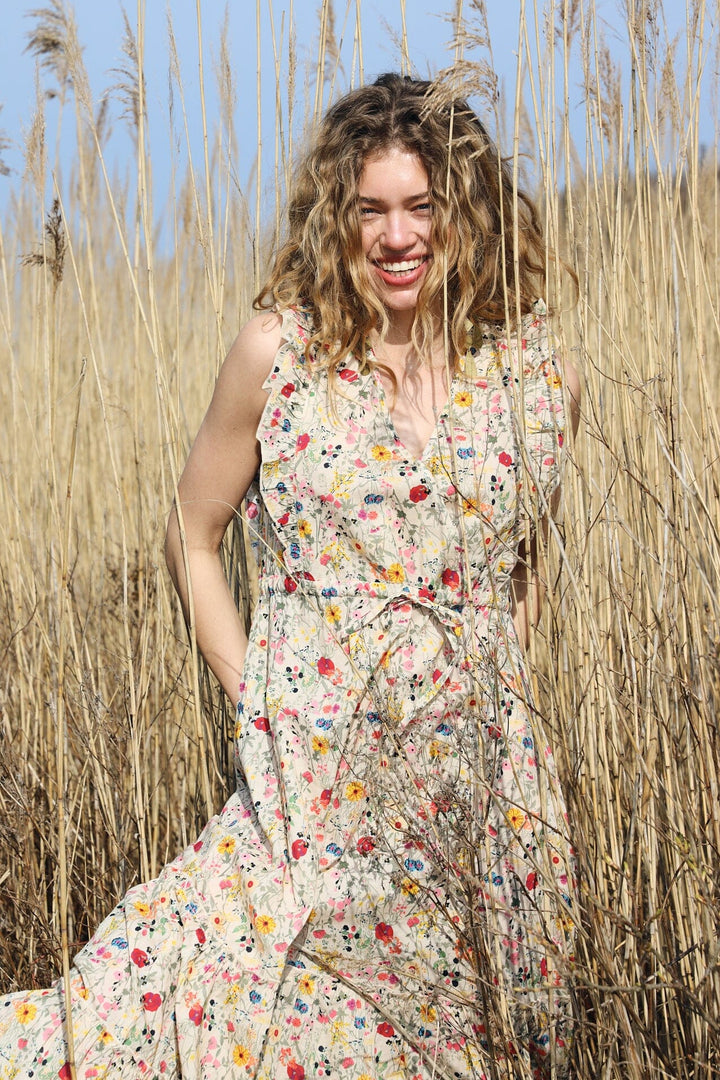 Lollys Laundry - Samoll Midi Dress Sl26241-3006 - 74 Flower Print Kjoler 