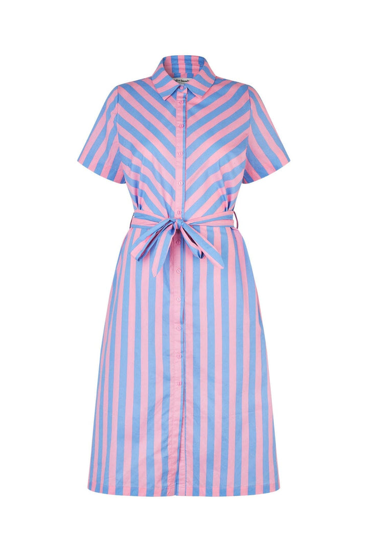 Lollys Laundry - Tullell Midi Dress Ss26154-3040 - 80 Stripe Kjoler 