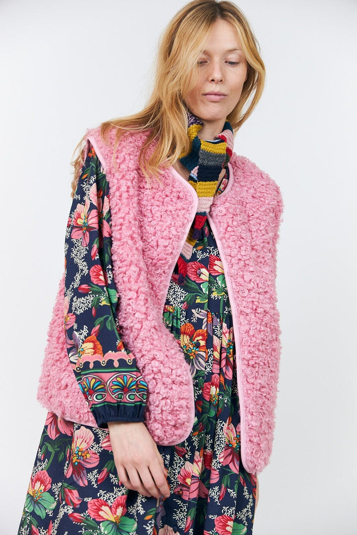 Lollys Laundry - Vadall Vest Sl 26468-7005 - 51 - Pink