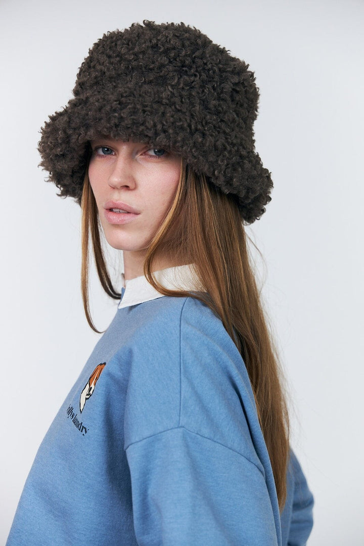 Lollys Laundry - Willowll Bucket Hat 26468-10022 - 87 - Dark Mokka
