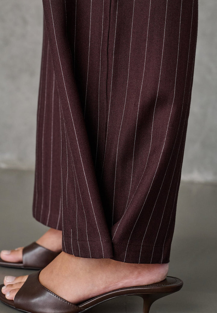 Love & Divine - Love1024-65 20305 - 834 - Brown Pinstripes Bukser 