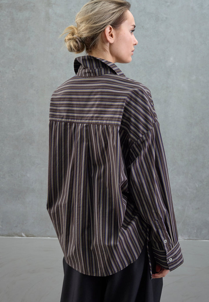 Love & Divine - Love1442-1 20572 - 830 - Brown Stripe Skjorter 