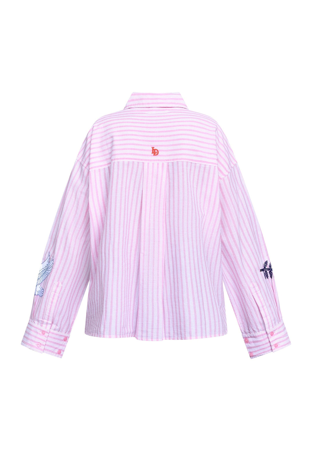 Love & Divine - Love1555-2 20031 - 832 - Rose Stripes Emb. Skjorter 