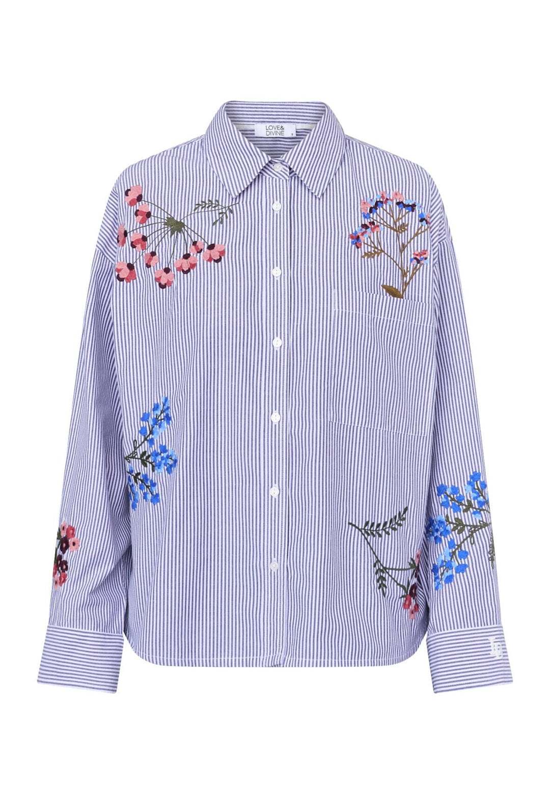 Love & Divine - Love1555-7 20465 - 551 - D. Mauve Stripes Skjorter 