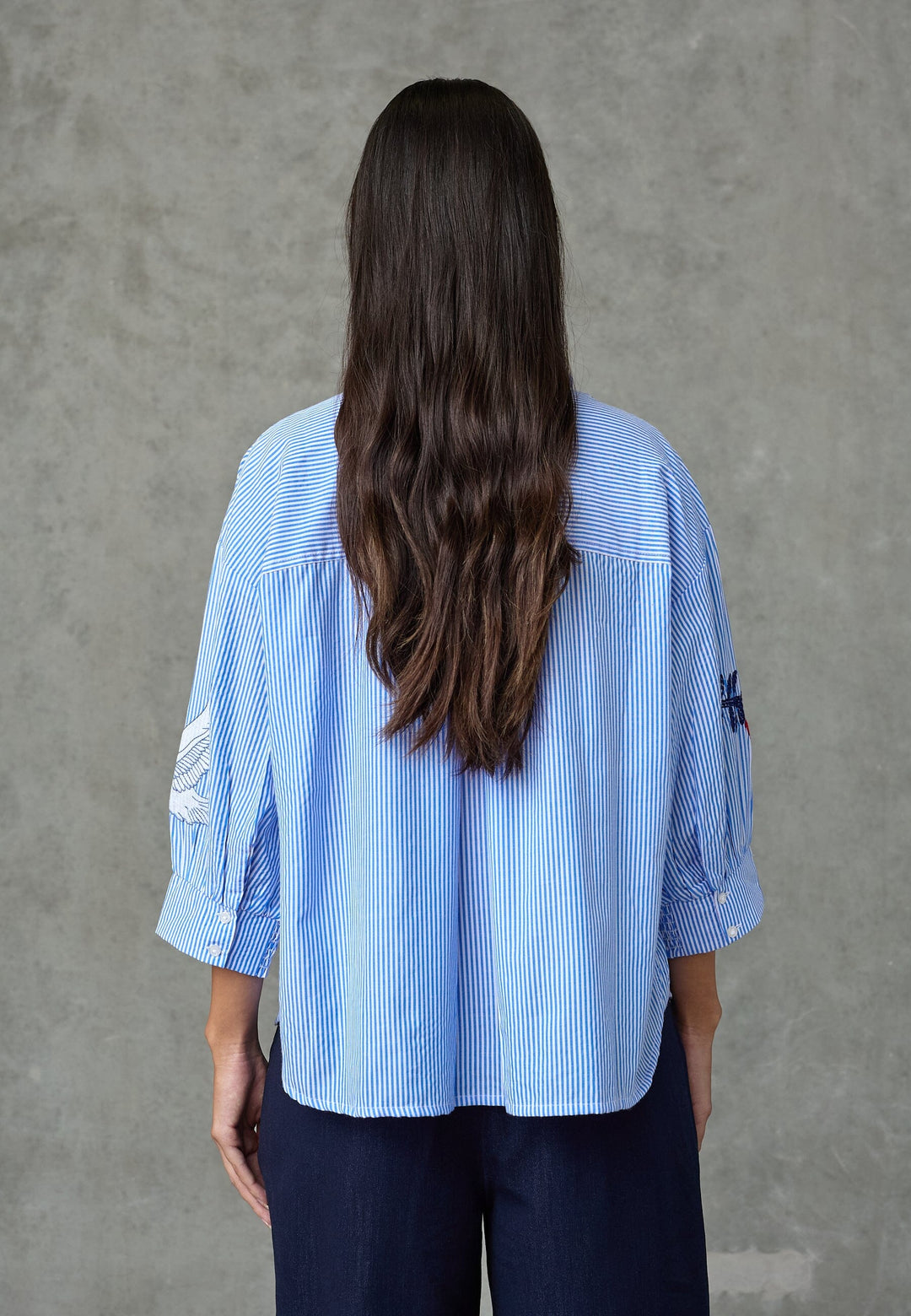 Love & Divine - Love1604-2 20151 - 834 - Blue Dream Stripes Emb. Skjorter 