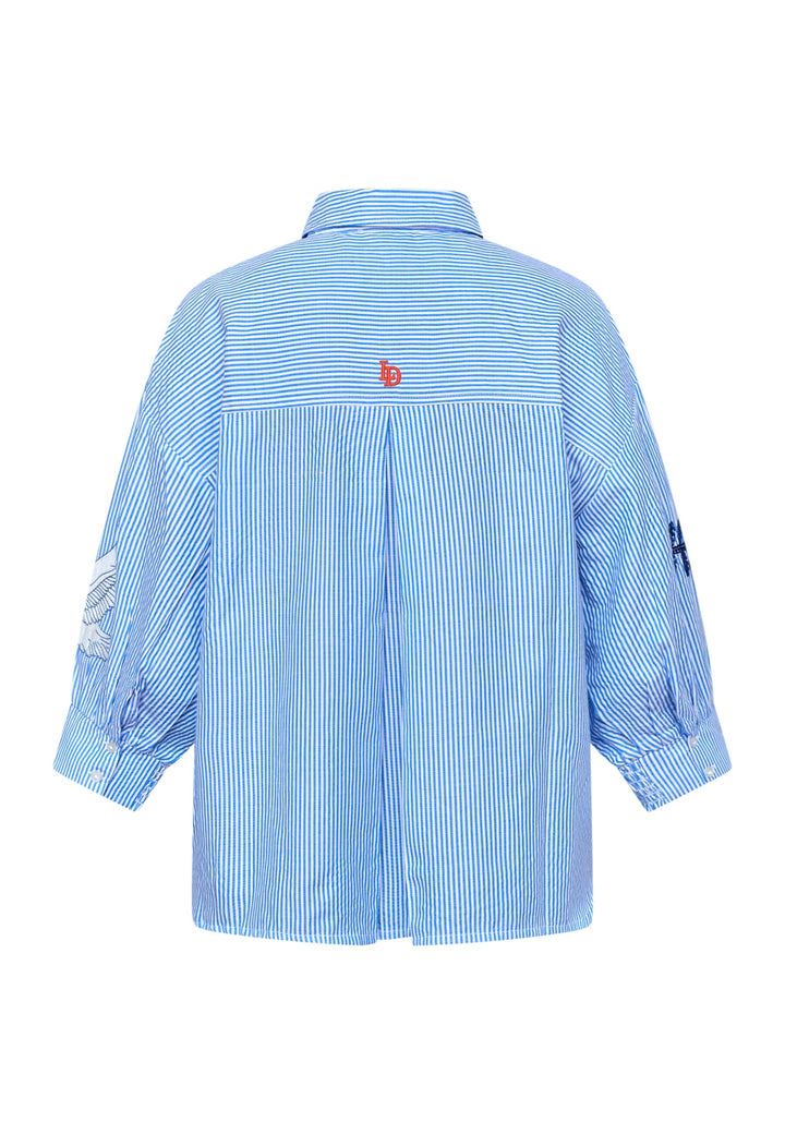 Love & Divine - Love1604-2 20151 - 834 - Blue Dream Stripes Emb. Skjorter 