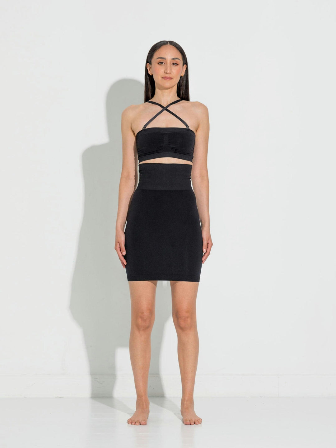 Lykkeland Ateliér - Second Skin High Waist Tube Skirt - Black Nederdele 
