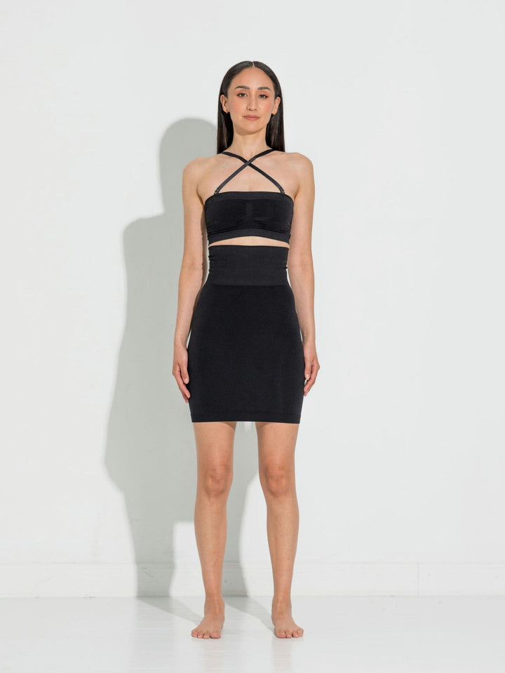 Lykkeland Ateliér - Second Skin High Waist Tube Skirt - Black Nederdele 