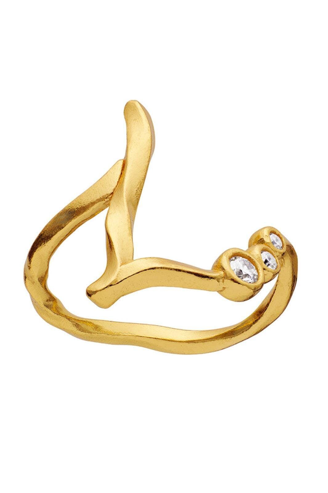 Maanesten - L Alphabet Ring - 4938a Ringe 