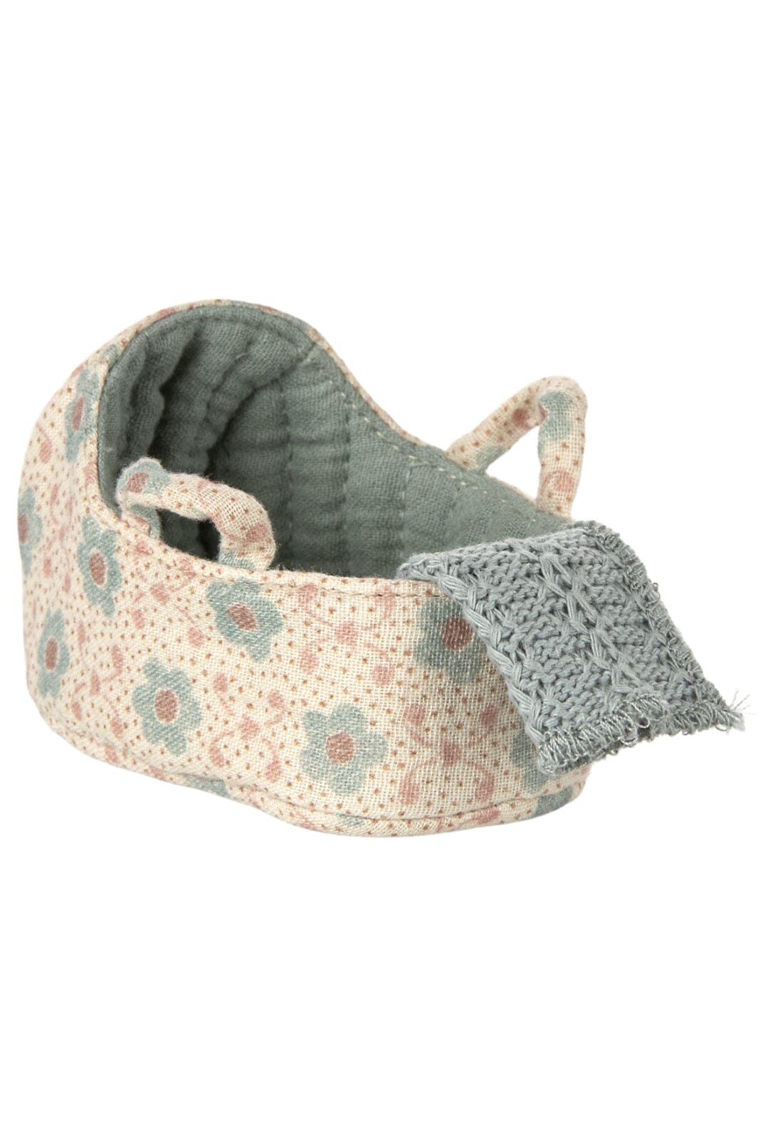 Maileg - Babylift, Baby Mus - Blå - Baby Mouse Legetøj 
