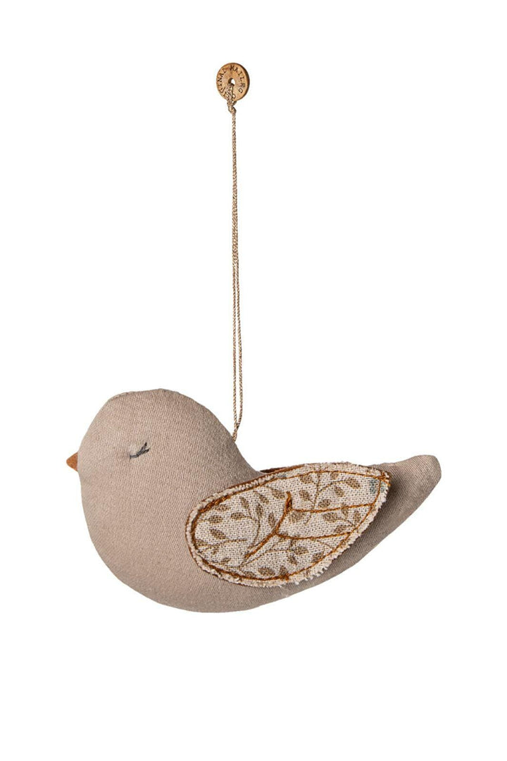 Maileg - Stof Ornament, Fugl - Grene - Blå - 14-5551-02 Julepynt 